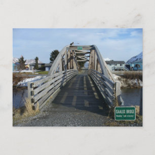 Carte Postale Pont Isaalux dans la ville d'Unalaska, AK