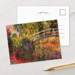 Carte Postale Pont japonais | CLAUDE MONET<br><div class="desc">Japanese Bridge, également connu sous le nom d'Etang Water-Lily (1900), d'une série de peintures à l'huile de l'impressionniste français Claude Monet. La série Water Lilies de Monet décrit le jardin fleuri de sa maison, et a été l'objet principal de son travail pendant les dernières 30 années de sa vie. Utilisez...</div>