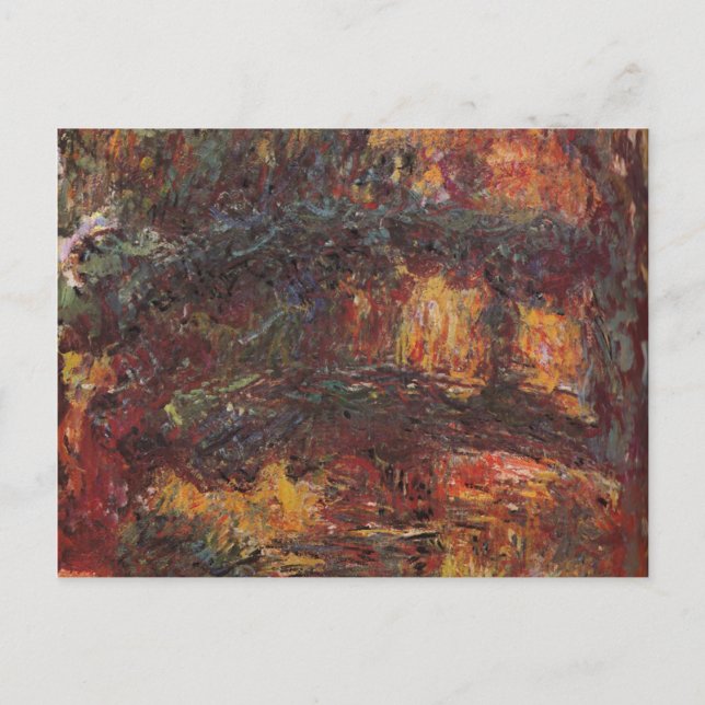 Carte Postale Pont japonais - Claude Monet - c1920 (Devant)