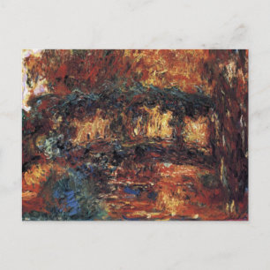 Carte Postale Pont japonais par Claude Monet, Art Vintage