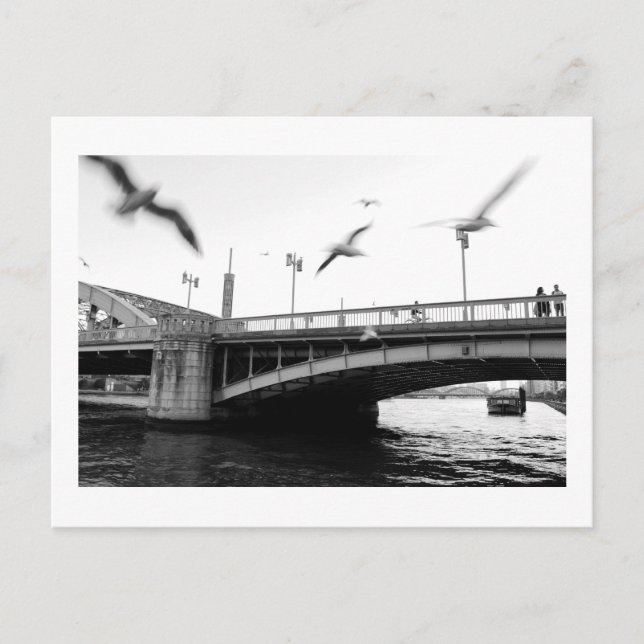 Carte Postale Pont Komagata, rivière Sumida : Tokyo (Devant)