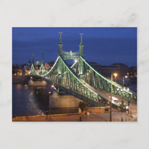 Carte Postale Pont Liberty la nuit