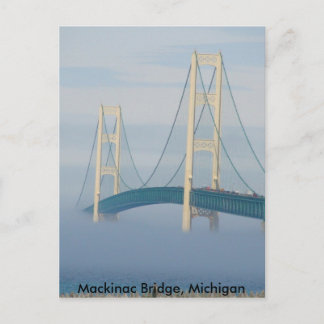 Carte Postale Pont Mackinac, Michigan