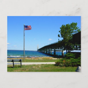 Carte Postale Pont Majestic Mackinaw