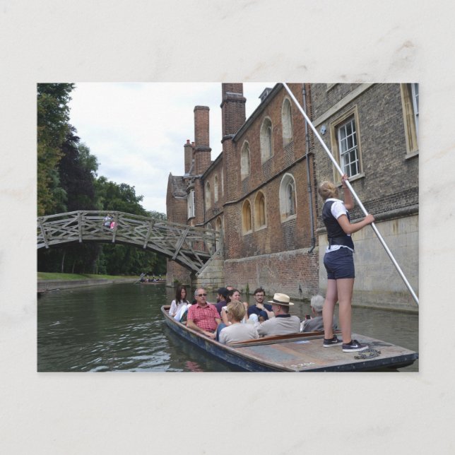 Carte Postale Pont mathématique, Cambridge (Devant)