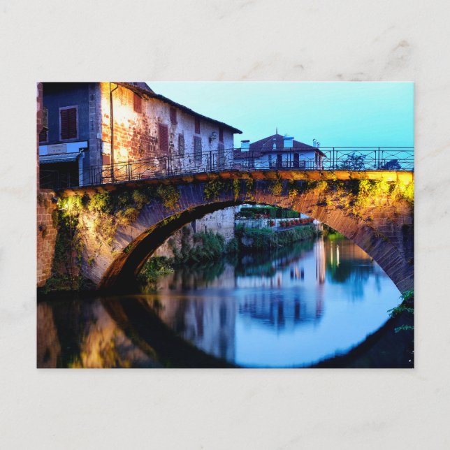 Carte Postale Pont médiéval à Saint-Jean-Pied-de-Port (Devant)