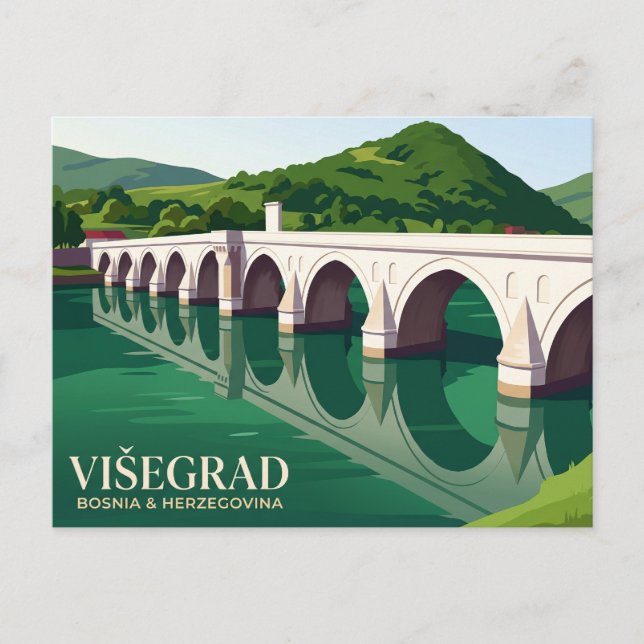 Carte Postale Pont Mehmed Paša Sokolović (Devant)