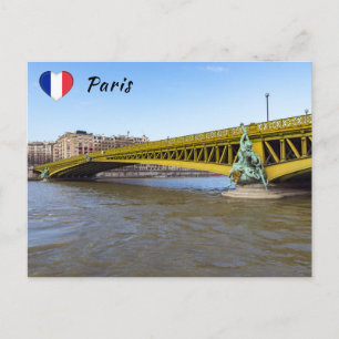 Carte Postale Pont Mirabeau sur la Seine - Paris