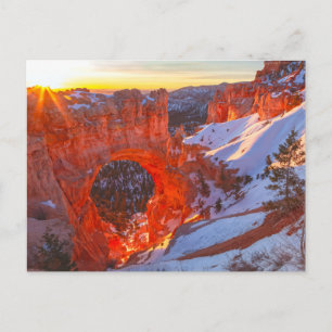 Carte Postale Pont naturel du parc national de Bryce Canyon