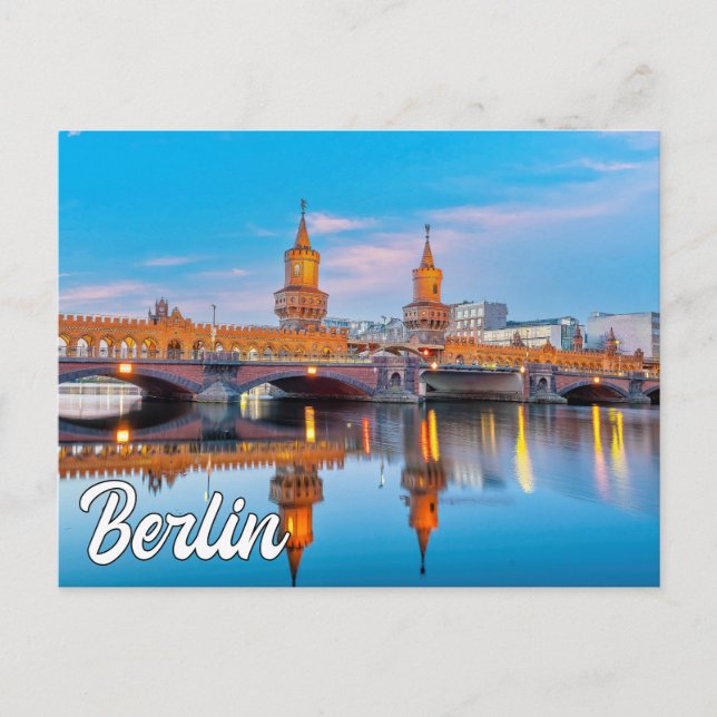 Carte Postale Pont Oberbaum, Berlin, Allemagne (Devant)