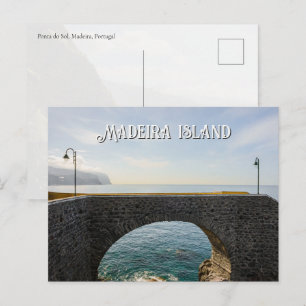 Carte Postale Pont panoramique à Ponta do Sol, île de Madère