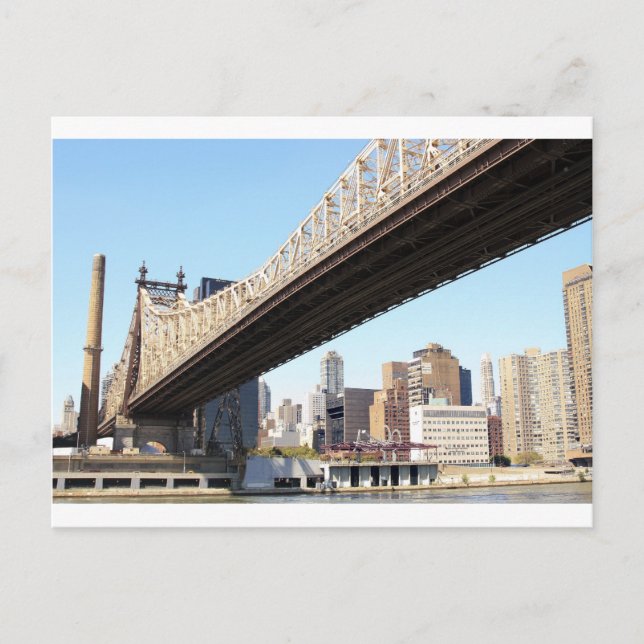 Carte Postale Pont Queensborough et Manhattan (Devant)