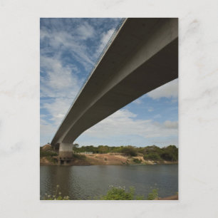 Carte Postale Pont reliant Guyana au Brésil sur Takutu