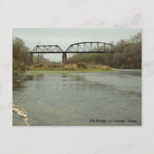 Carte Postale Pont RR La Grange, Texas