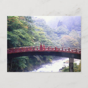 Carte Postale Pont Shinkyo Nikko Japon