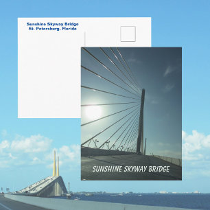 Carte Postale Pont Sunshine Skyway de Tampa Bay Floride