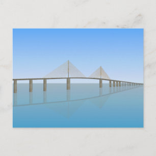 Carte Postale Pont Sunshine Skyway : Tampa Bay :