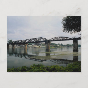 Carte Postale Pont sur la rivière Kwai, Kanchanaburi, Thaïlande