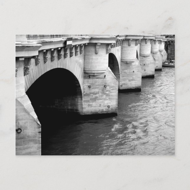 Carte Postale Pont sur la Seine (Devant)