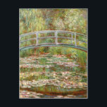 Carte Postale Pont sur un étang de nappes phréatiques, Claude Mo<br><div class="desc">Passerelle au-dessus d'un étang de nénuphars. (Le Bassin aux nymphéas) Claude Monet (1840 - 1926) est le fondateur de la peinture impressionniste française, et le praticien le plus constant et le plus prolifique de la philosophie du mouvement d'exprimer ses perceptions avant la nature, surtout en ce qui concerne la peinture...</div>