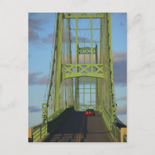 Carte Postale Pont suspendu menant à Little Deer Isle