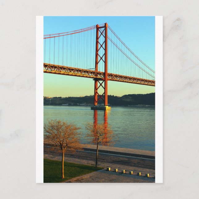 Carte Postale Pont Tagus, Lisbonne, Portugal (Devant)