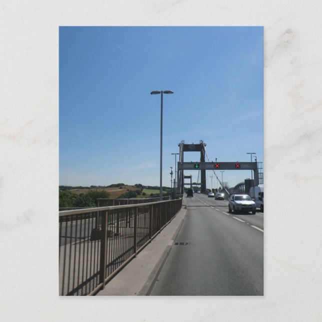 Carte Postale Pont Tamar - Frontière Cornouale (Devant)