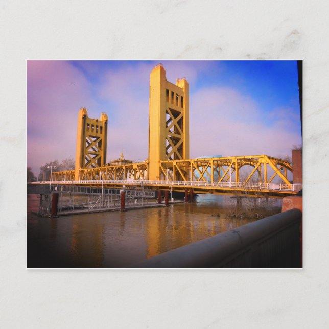 Carte Postale Pont Tour de Sacramento (Devant)