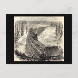 Carte Postale Pont Trestle sur le chemin de fer Pacifique