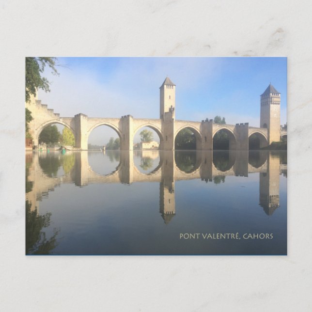 Carte Postale Pont Valentré, Cahor (Devant)
