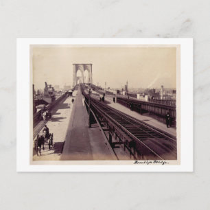 Carte Postale Pont vintage Brooklyn