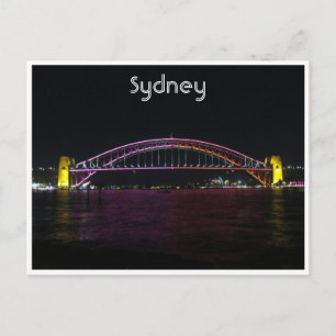 Carte Postale pont vivid sydney