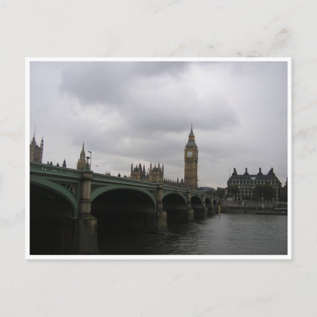 Carte Postale Pont Westminster (Devant)