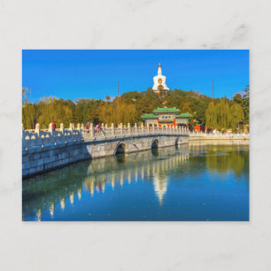 Carte Postale Pont Yongan Stupa blanc