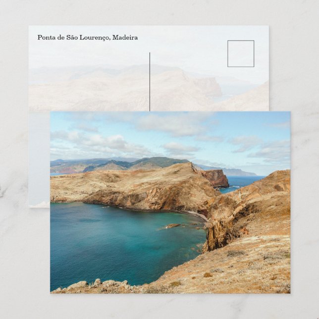 Carte Postale Ponta de São Lourenço Madeira View (Devant / Derrière)
