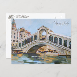Carte Postale Ponte Rialto   Venise, Italie