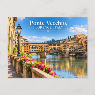 Carte postale Ponte Vecchio Florence Italie