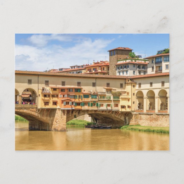 Carte Postale Ponte vecchio par jour, Florence ou Florence, Ital (Devant)
