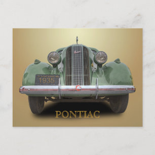 CARTE POSTALE PONTIAC 1935