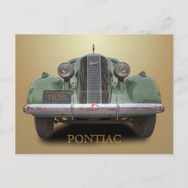 CARTE POSTALE PONTIAC 1935 (Devant)