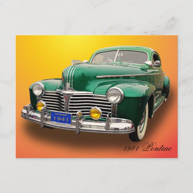 CARTE POSTALE PONTIAC 1941 (Devant)