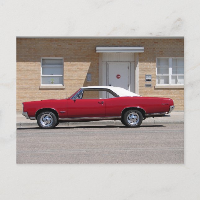 Carte Postale Pontiac GTO 1967 (Devant)