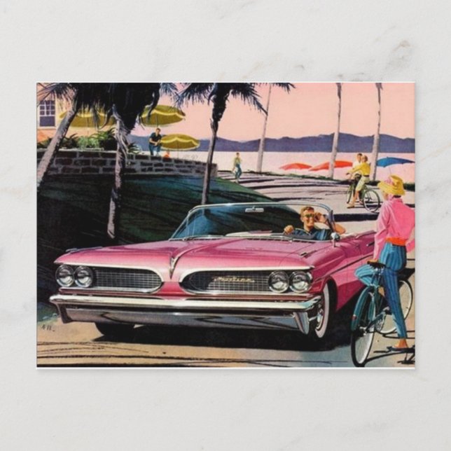 Carte postale Pontiac vintage (Devant)