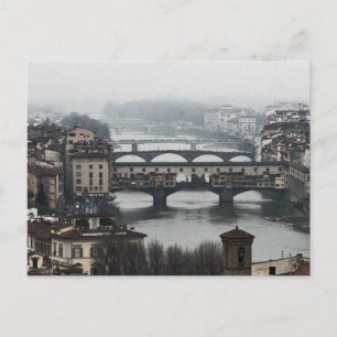 Carte Postale Ponts de Florence, Italie