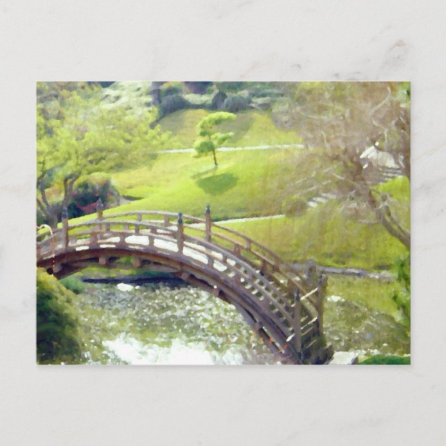 Carte Postale Ponts et jardins_ (Devant)