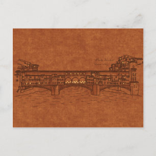 Carte Postale Ponts : Ponte Vecchio