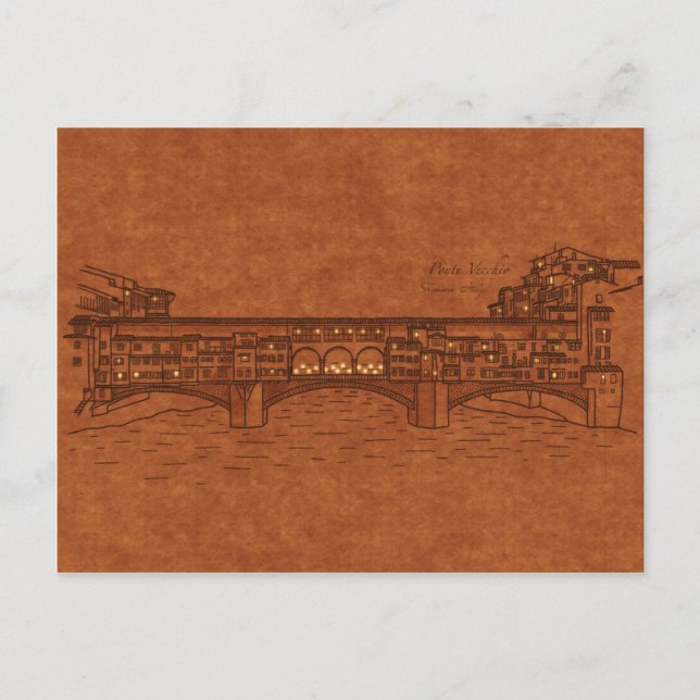Carte Postale Ponts : Ponte Vecchio (Devant)