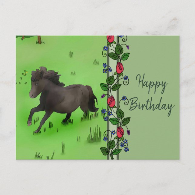 Carte Postale Pony (Devant)