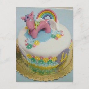 Carte Postale Pony cake 1