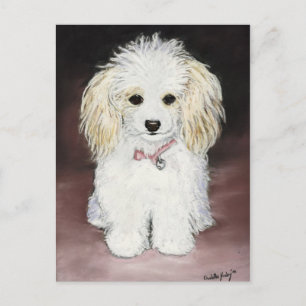 Carte postale Poodle Dog Art